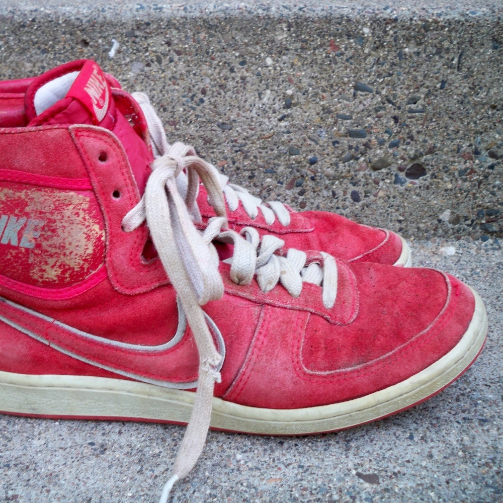 Vintage 1985 Nike Sky Force Hi Top Men's Trainers Sneakers Kicks Shoes Size 10.5